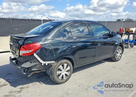 2018 Mitsubishi Mirage G4 Es z USA, uszkodzony, nr VIN ML32F3FJ2JHF04972